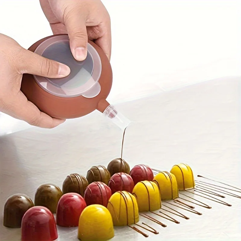 Набор силиконовых кастрюль для украшения макарон экструдер шоколадного джема с 6