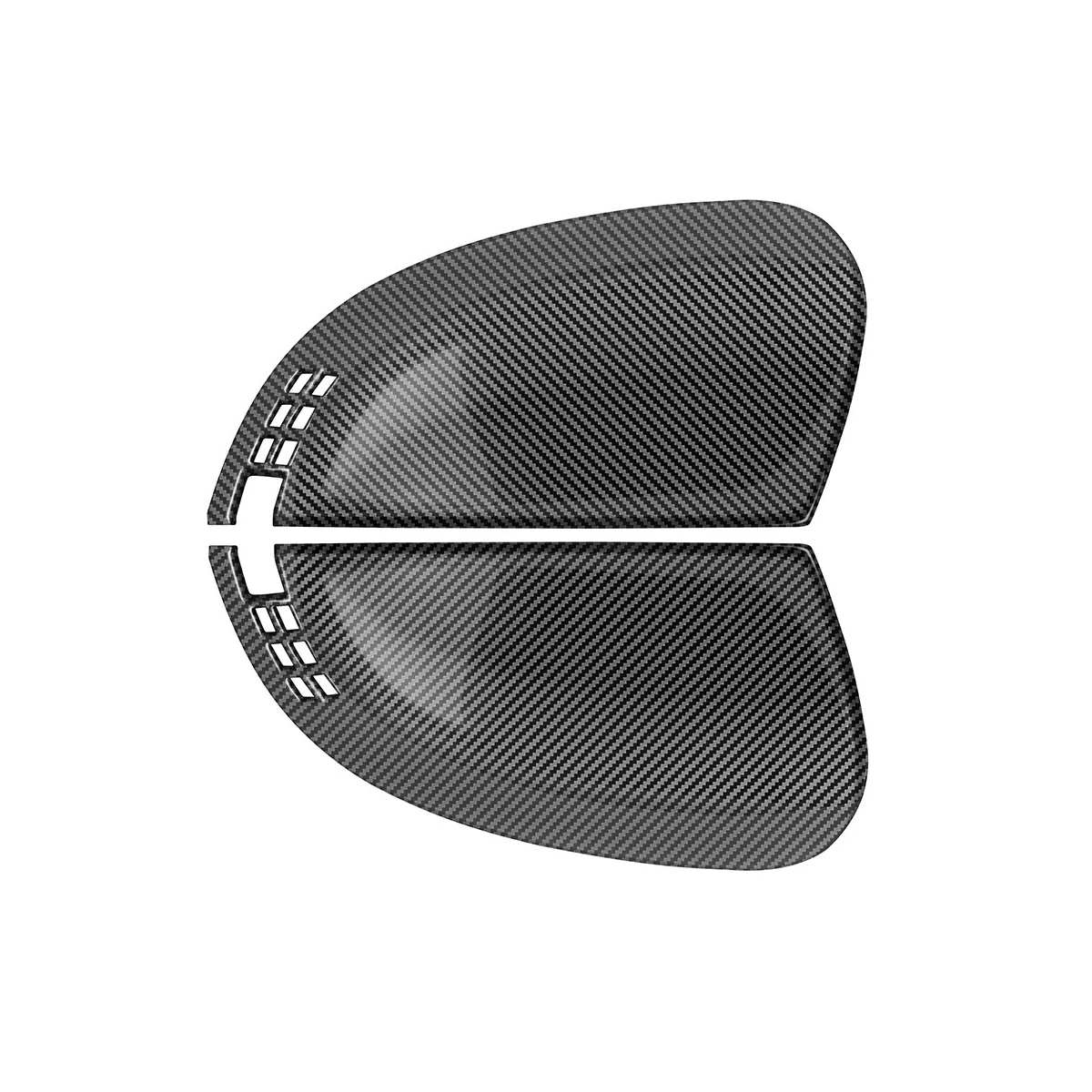 

Car Carbon Fiber Rearview Side Glass Mirror Cover Trim Frame Side Mirror Caps for Hyundai IONIQ 6 2022 2023+
