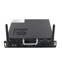 factory x86 fanless 4k mini industrial ops slot pc computer core i3 with wifi 3g model dp port plug in teaching for digital sign