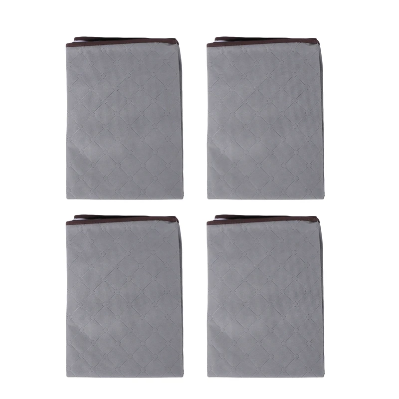 

4Pack Storage Bags Clothes Organizer Containers With Strengthen Handle, Anti-Mold Fabric Under-Bed Storage Bags For Comforters