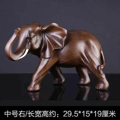 

29.5CM Table resin TV cabinet home decoration handicraft European elephants housewarming gift crafts statue