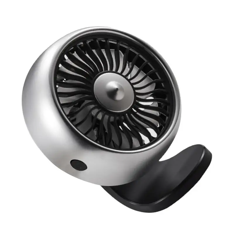 

Multi-Function Car Fan Powerful Low Noise Personal Cooling Vehicle Fan USB Powered Multi-Function Car Air Outlet Fan For
