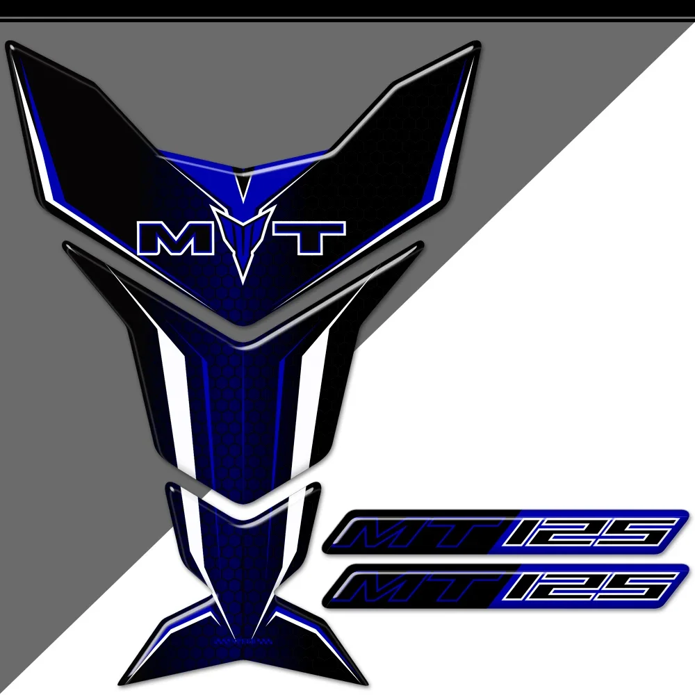 Защитная накладка на бак для Yamaha MT-125 MT125 MT-15 наклейка эмблема значок логотип