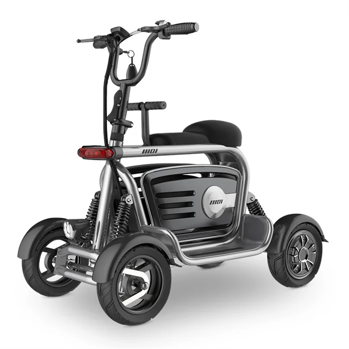 

New trend 4 wheel 400W powerful motor Electric Motorcycle easy riding stable design LED light electric scooter