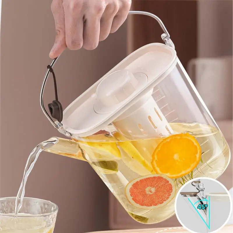 Кувшин для холодной воды кувшин напитков с ручкой Лемонда чая холодного