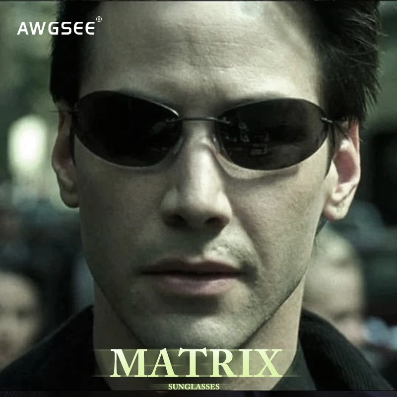 

Matrix Polarized Sunglasses Cool Ultralight Rimless Sunglasses Men Driving Brand Design Sun Glasses Neo Style gafas hombre