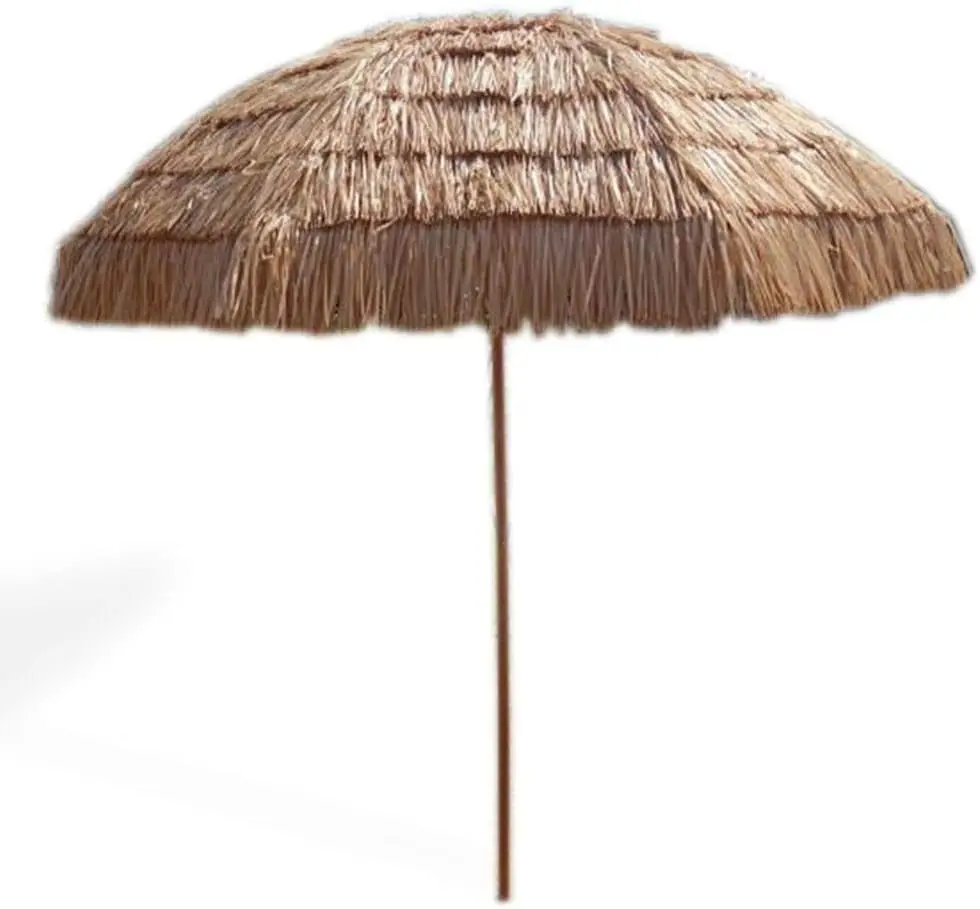 

8' Hawaiian Tiki Umbrella, Pool Beach Umbrella, Thatched Tiki