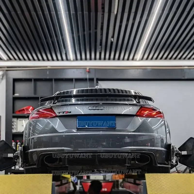 Черный спойлер для багажника из углеродного волокна/ФАП Audi TT 8J TTS A5 A6 A7 All 2008 - 2011