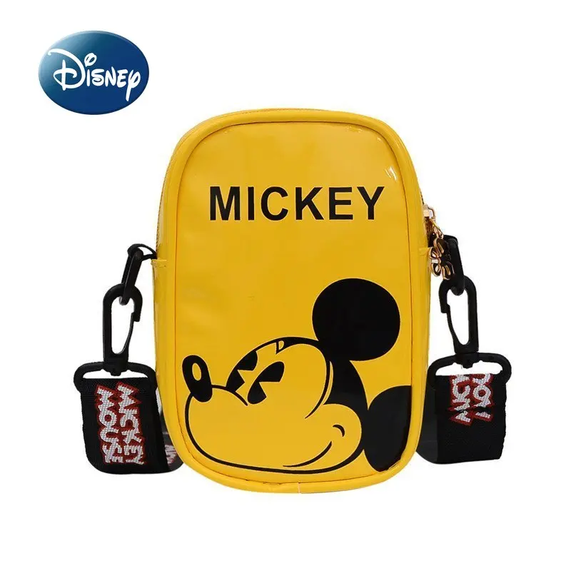 

Новинка 2022, модная детская сумка-мессенджер Disney через плечо с милой мультяшной милой девушкой, кошелек для мелочи, вместительная сумка из ис...