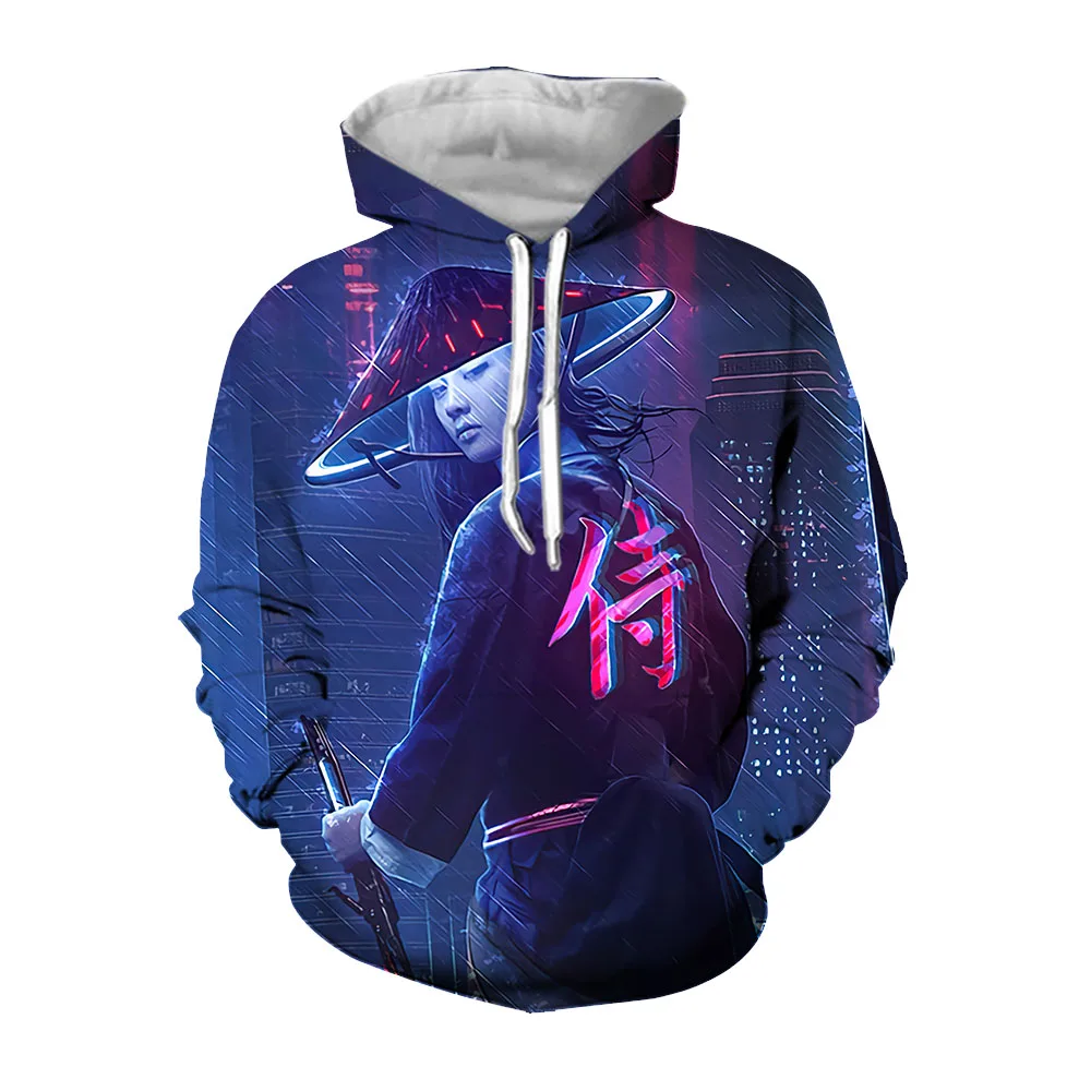 

Jumeast 3D Cyberpunk Printed Hoodies For Men Anime Sexy Girl Cyber Y2K Hooded Sweatshirts Flipper Zero Hacker Futuristic Clothes