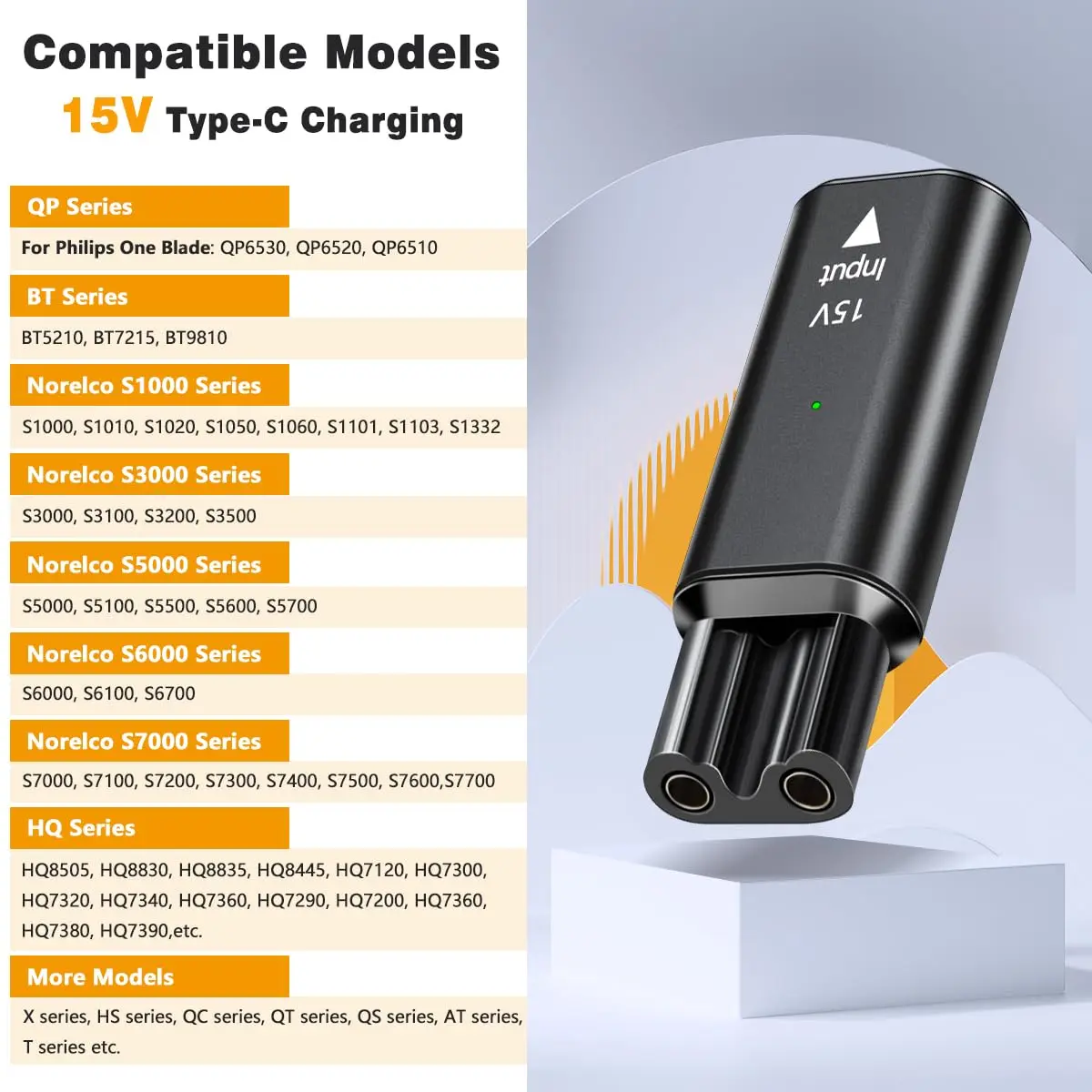 Замена лезвия электрического триммера Brangdy HQ8505 для Philips One Blade QP6520 QP6530 QP6510