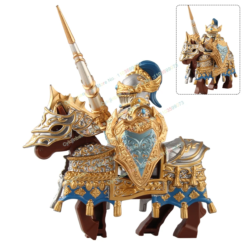 Новый конструктор рыцарь с демонической душой башней и рыцарем кубики игрушка