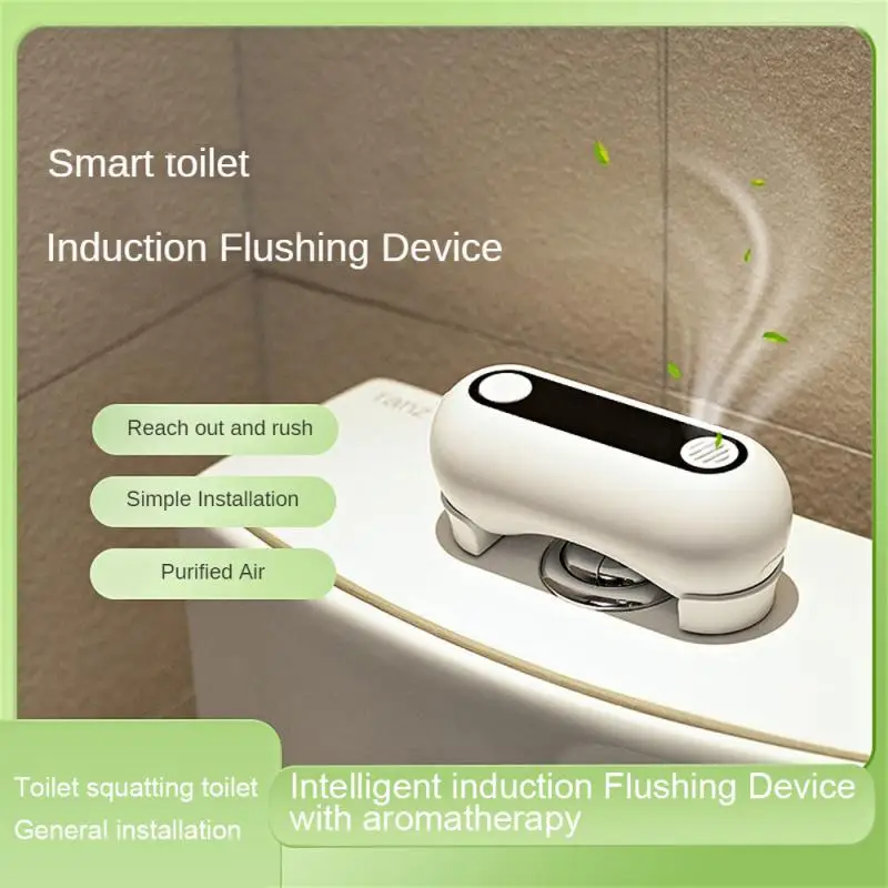 

Toilet Flush Sensor Toilet Wide Range Of Applications Water Proof Smart Sensor Fully Automatic Bathroom Accessories Set Electric