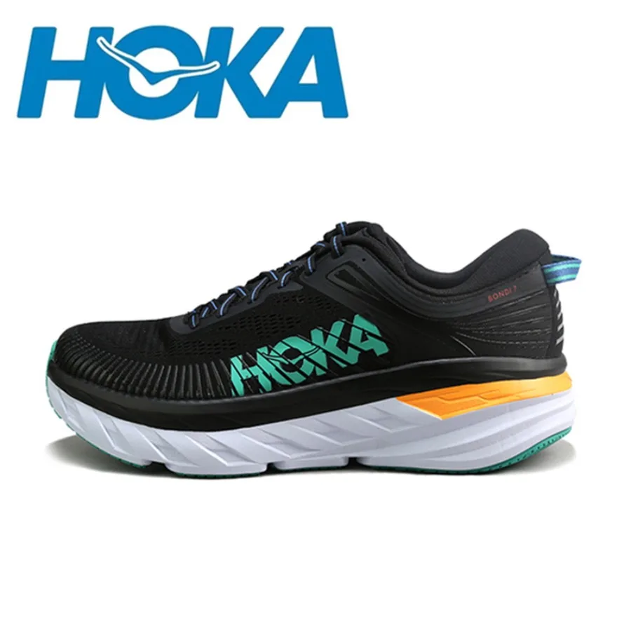 

HOKA Bondi 7 Running Shoes Outdoor Road Running Sneakers Cushioning Elasticity Marathon Shoes Trail Trekking Tennis Sneakers