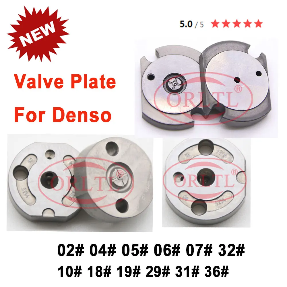 

Control Valve Plate 02# 04# 05# 06# 07# 10# 18# 19# 29# Common Rail Injector Valve Orifice Plate 31# 32# 36# for Denso Injectors
