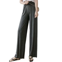 2022 wide leg trousers female trousers summer high waist hanging straight tube long trousers versatile slim casual mopping pants