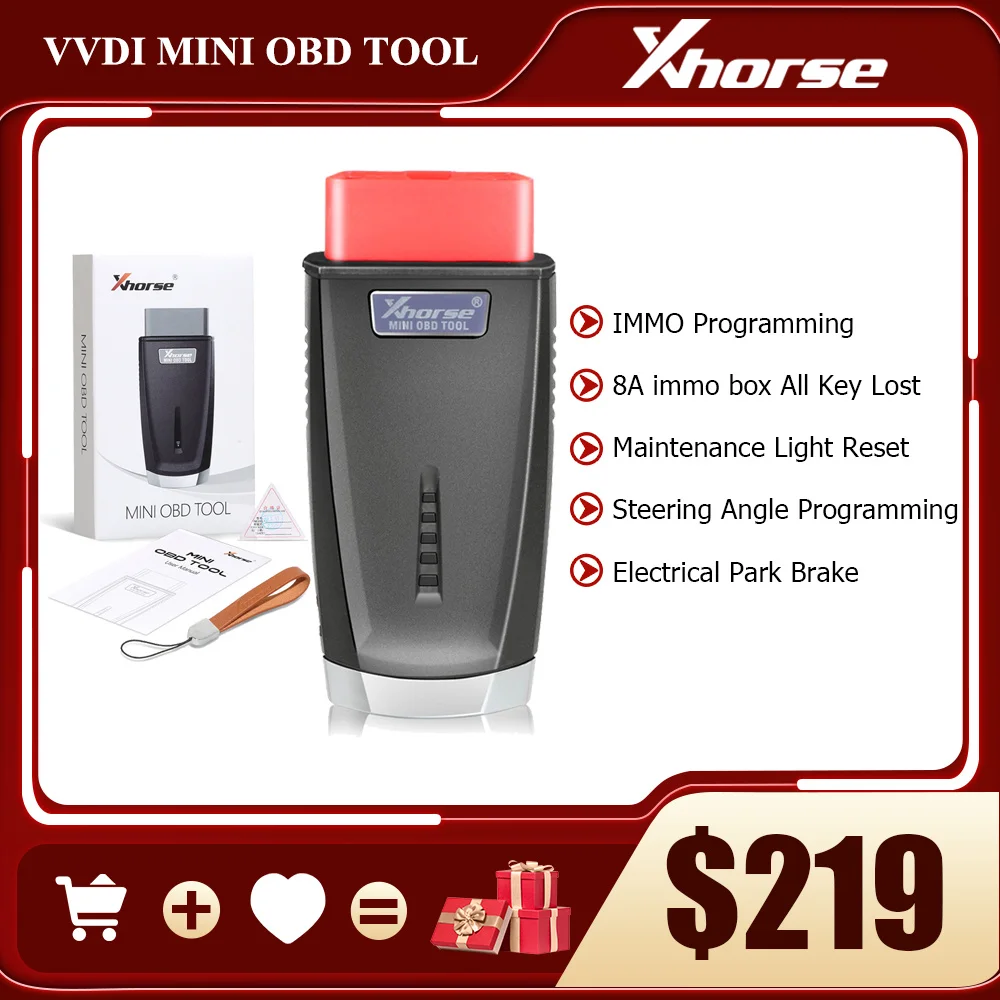 Оригинальный инструмент Xhorse VVDI MINI OBD для ключей программирования с Макс. все