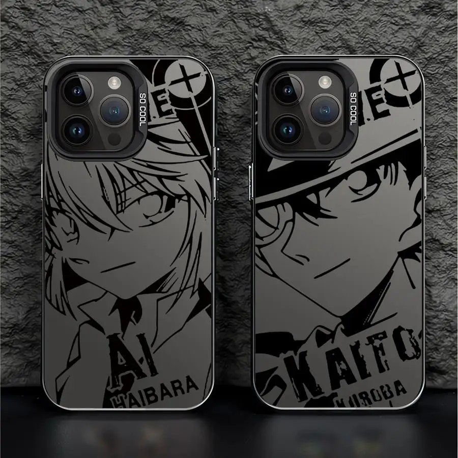 D-etective C-onan H-aiбара чехол для телефона Apple iPhone 16 11 13 15 Pro 12 14 ProMax Plus жесткий из