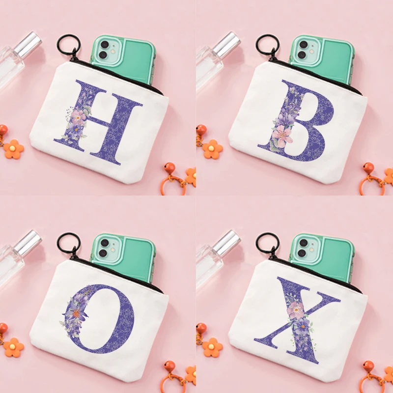 

Women Canvas Coin Purse Zip Wallet Small Bag Case Pouch Money Bags Gift Wallets for Women Luxury Cute Purses and Handbags