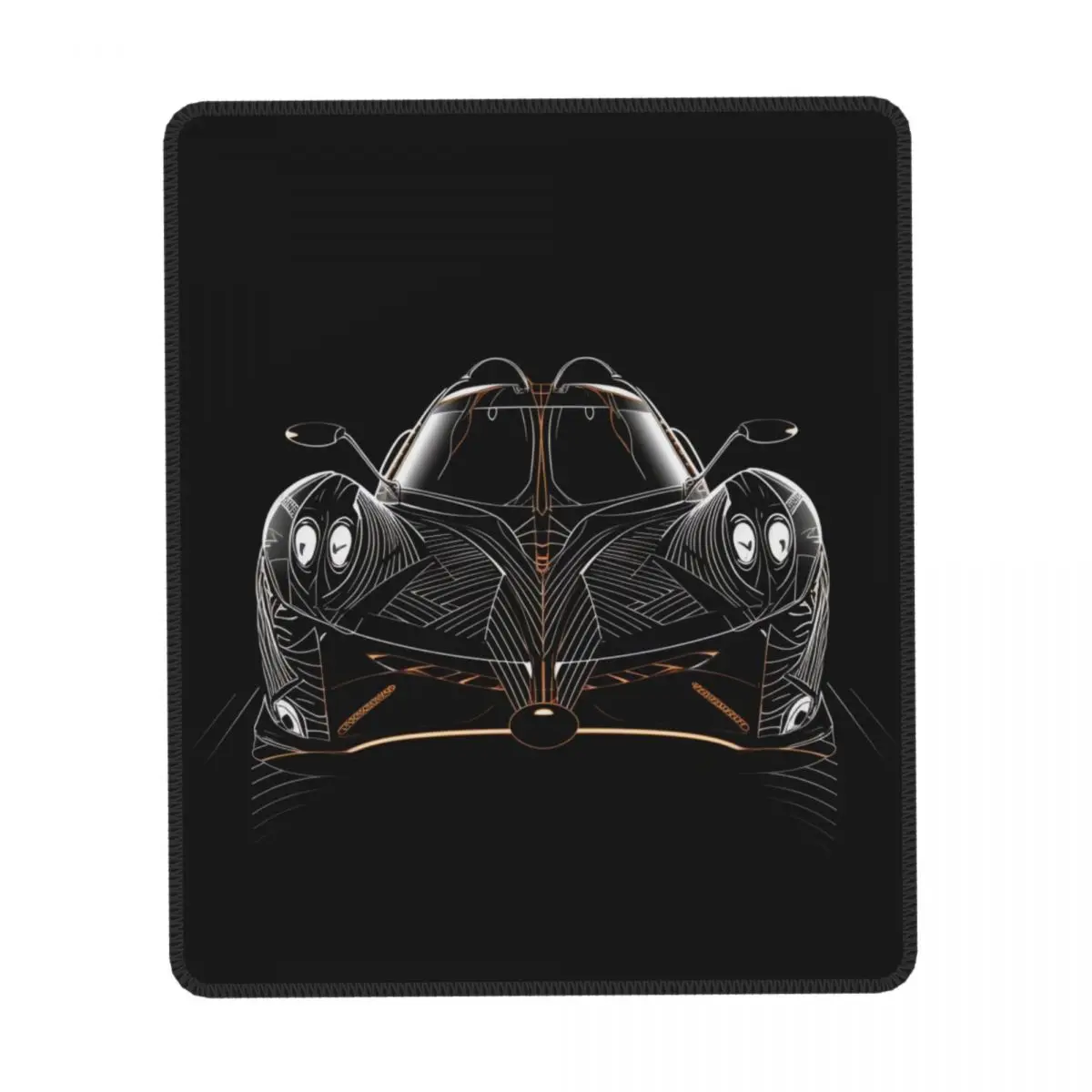 

Скоростной спортивный автомобиль вертикальный фотографический неоновый винтажный фантастический коврик для мыши офисные противоскользя...