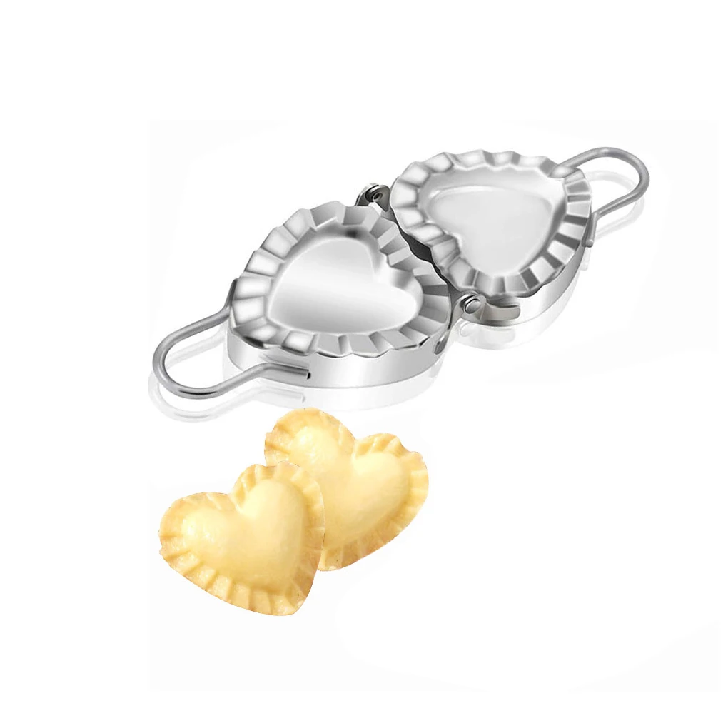 Устройство для вареников слайсер теста формы из нержавеющей стали в форме сердца