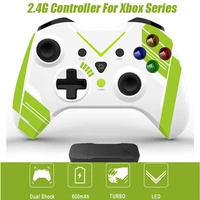 vogek 2 4g wireless controller joystick for xbox one dualshock six axes turbo bluetooth compati gamepad for ps3pc game console