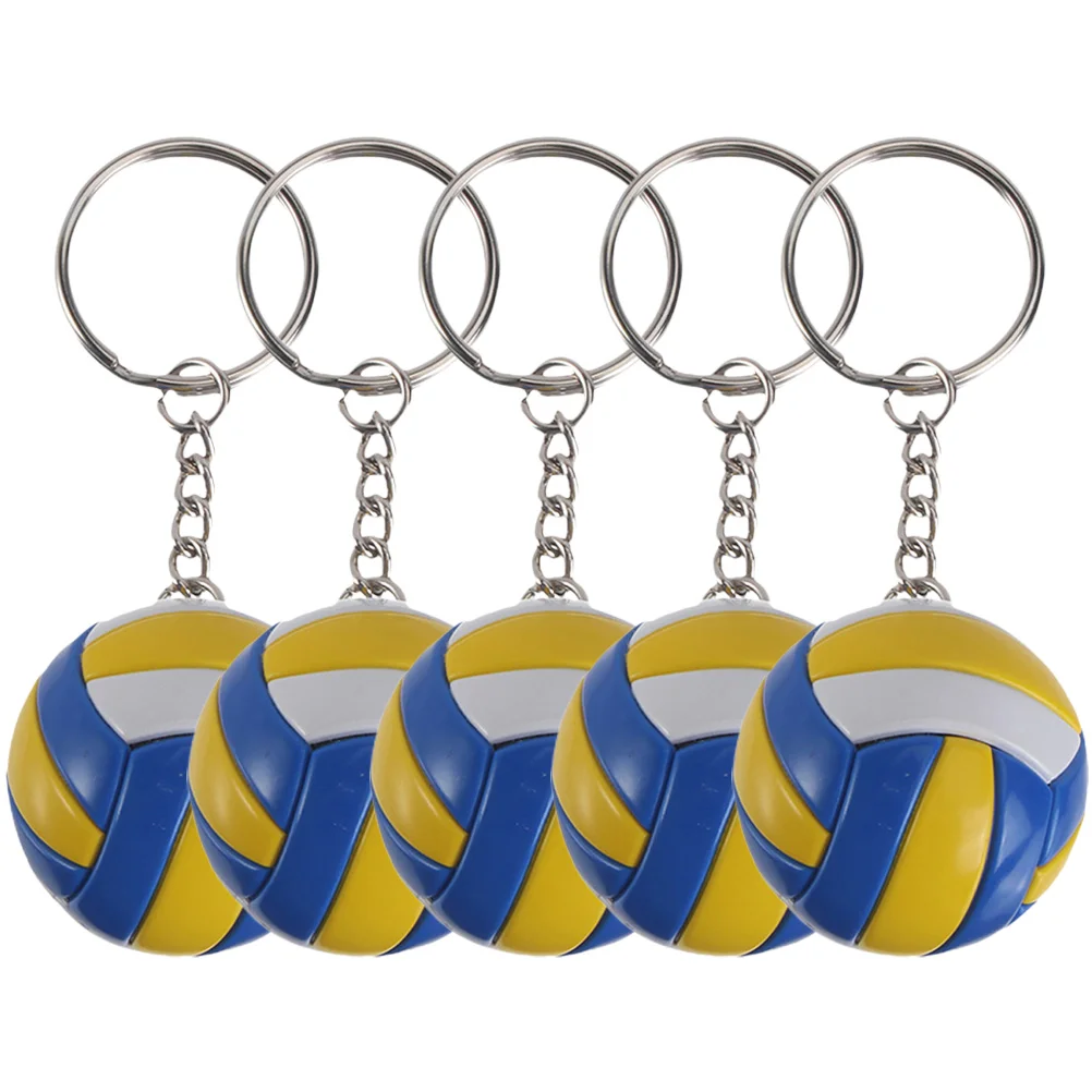 

5 шт. Изящные маленькие милые волейбольные ретро подарки для волейбола декоративные ключи для сумки