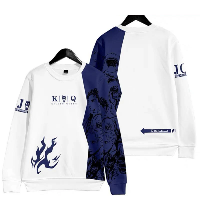 

Толстовка с капюшоном с принтом «Необычные приключения Джоджо»