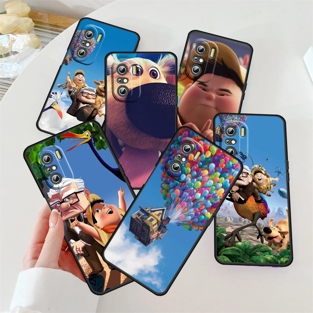 

Disney Up Cute For OPPO Reno 9 8 7Z 6 5 4Z 2Z Lite Pro SE Neo 4G 5G Silicone Soft Black Phone Case