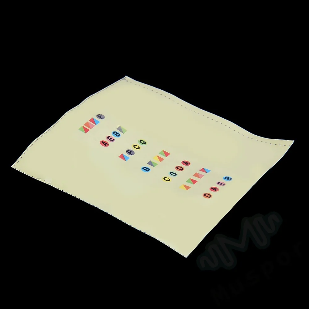 Инструменты для обучения начинающим скрипку 4/4 Скрипка наклейки аккордов и нот