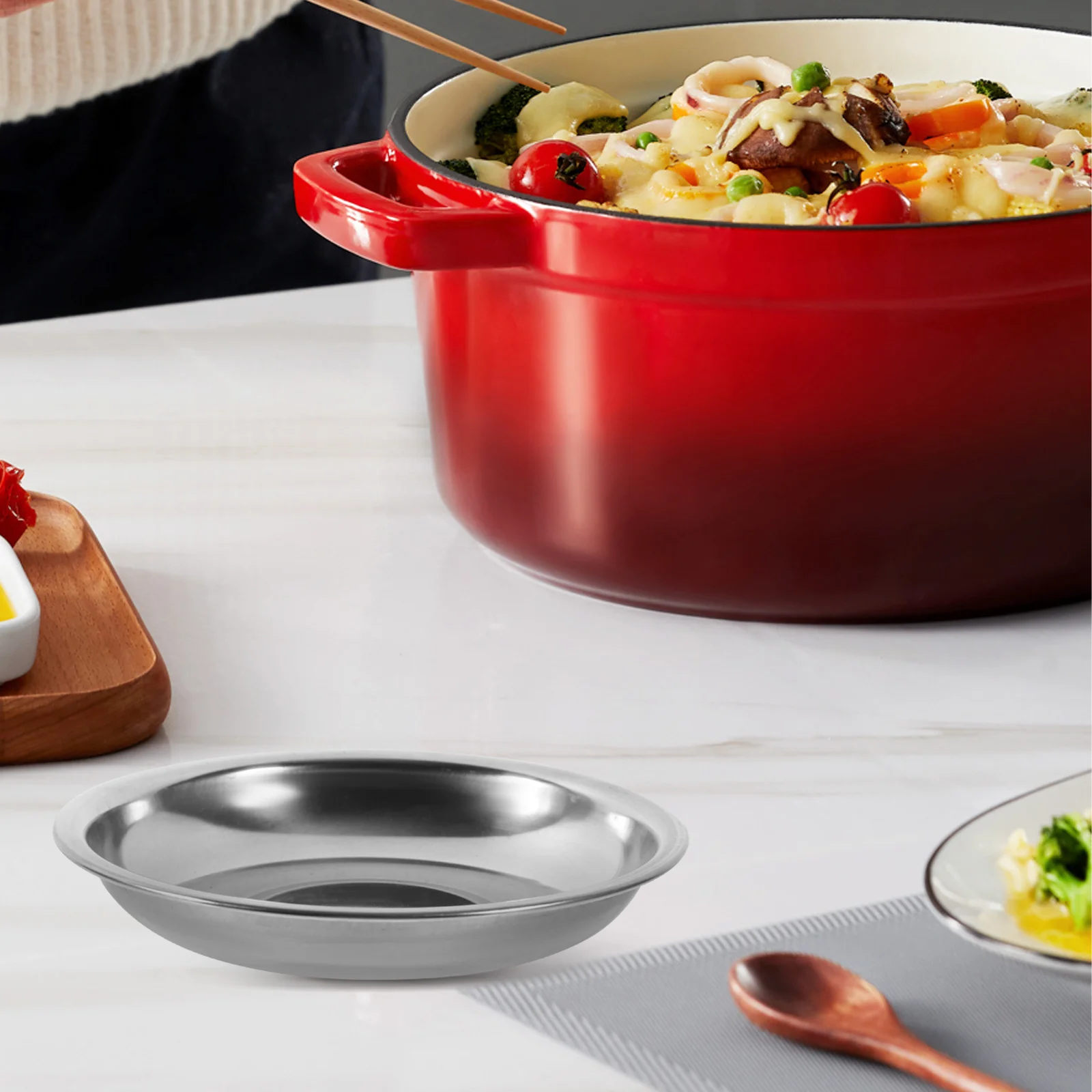 Набор дисков для чашек соуса специй десертные блюда из нержавеющей стали