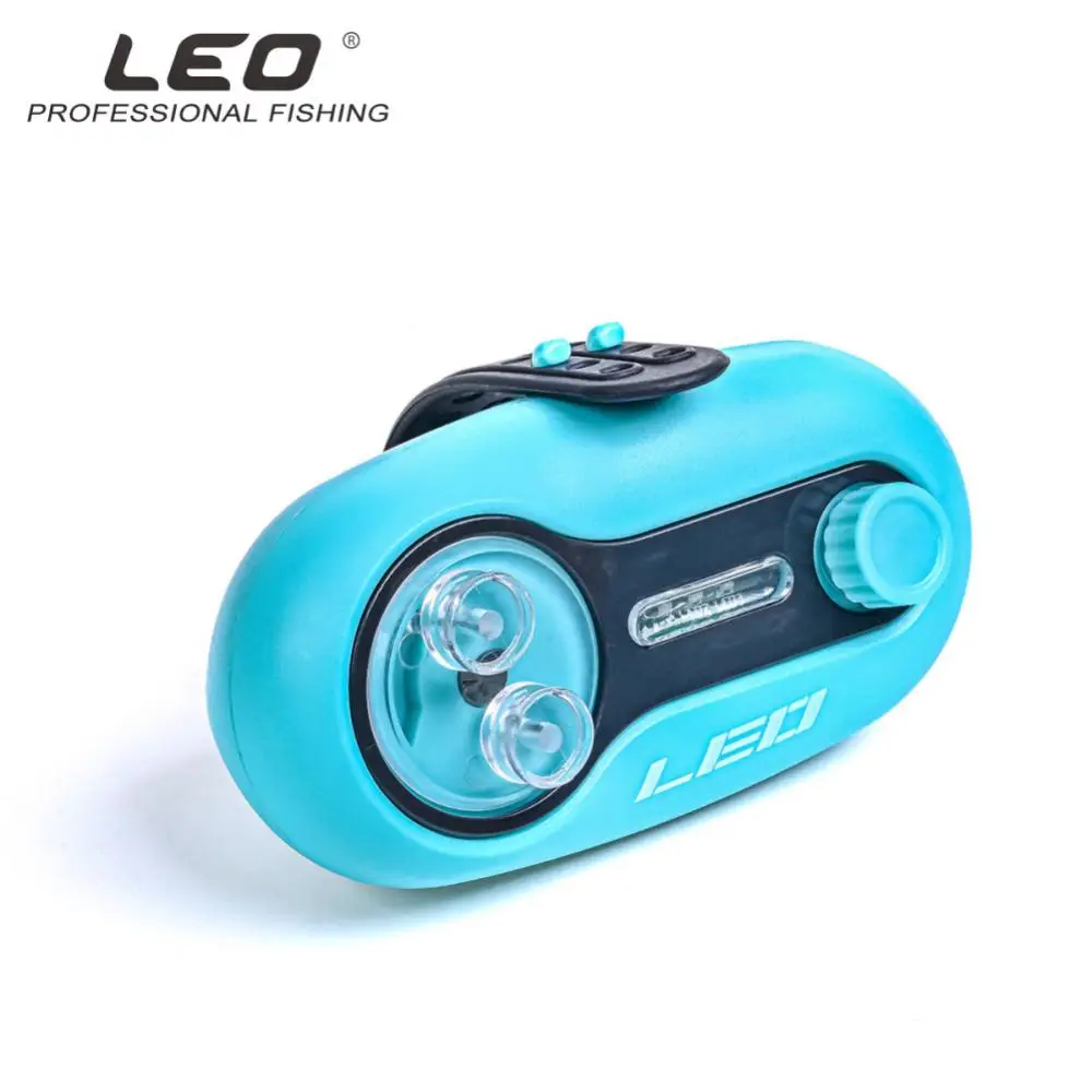 

LEO Fishing Bite Electronic Indicator Sensitive Dual Alert Fishing Bells Clip Automatic Fishing Alarm LED Light Night