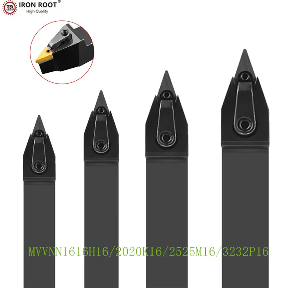 

Turning Tool Holder MVVNN1616H16,2020K16, 2525M16, 3232P CNC Lathe Turning Tool External Turning Tool Holder For VNMG Insertion