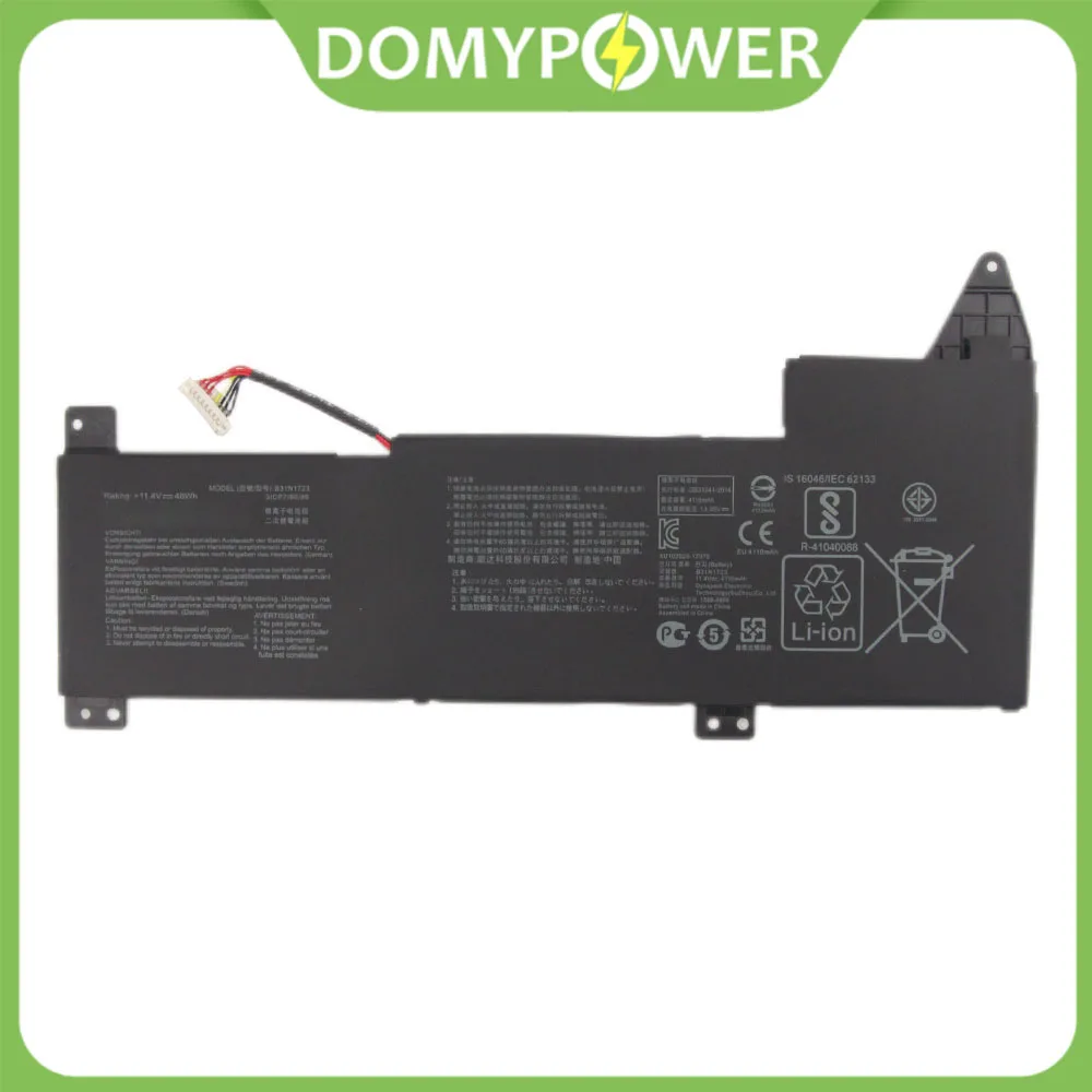 

B31N1723 Laptop Battery for Asus VivoBook K570UD K570ZD R570UD R570ZD X570UD X570ZD X570DD F570UD F570DD F570ZD FX570ZD M570DD