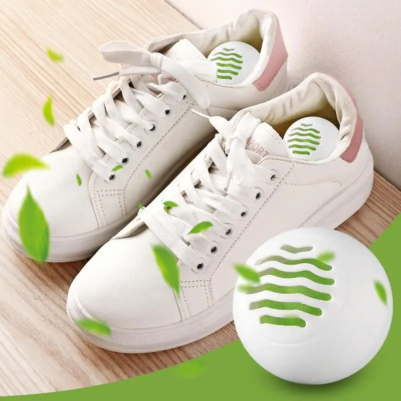 

6PCS Deodorizer Freshener Balls For Shoes Multifunction Jasmine Scent Fresheners Footwear Shoe Closet Toilet Deodorization