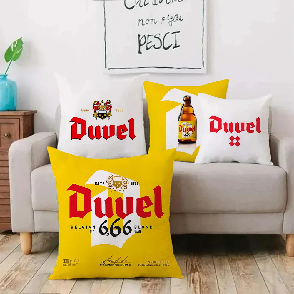 D-DuvelS B-BeerS SJ-709 Наволочки с мультяшным диваном декоративные домашние двусторонние