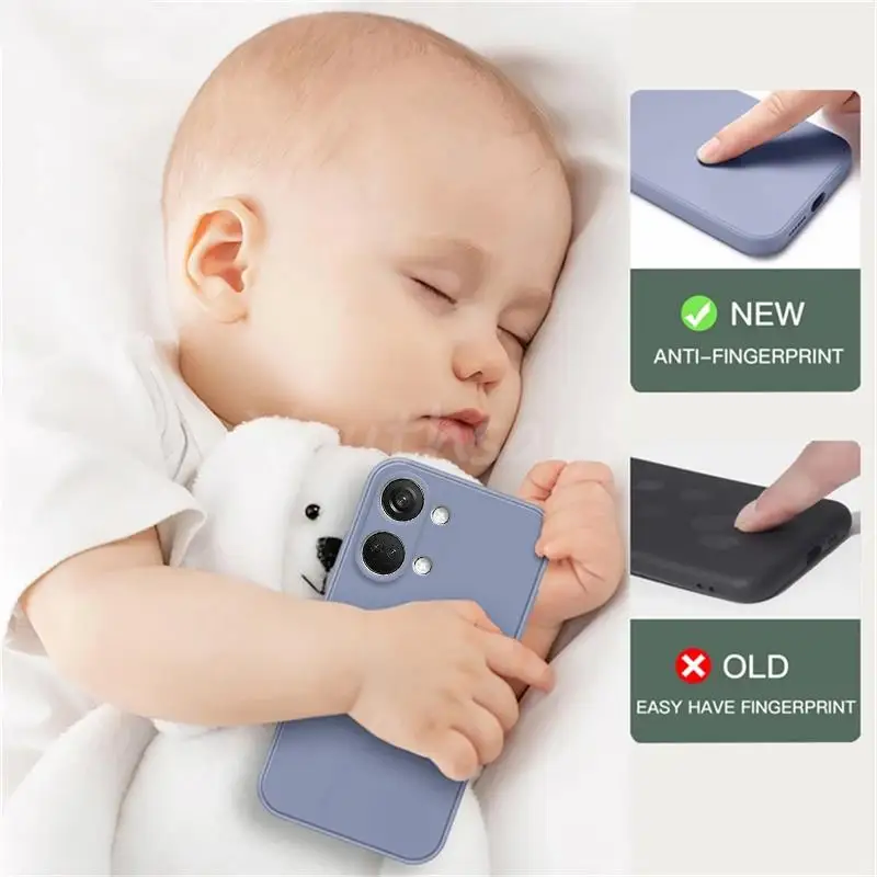 For OnePlus Nord 3 Case Silicone Liquid For OnePlus Nord 3 Cover Plain Rubber TPU Protector Phone Case OnePlus Nord 3 Cover