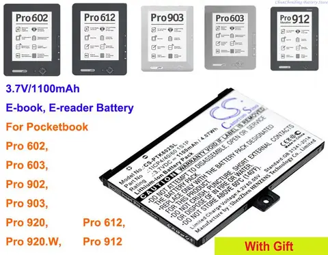 Cameron Sino аккумулятор для Pocketbook Pro 1100 mAh