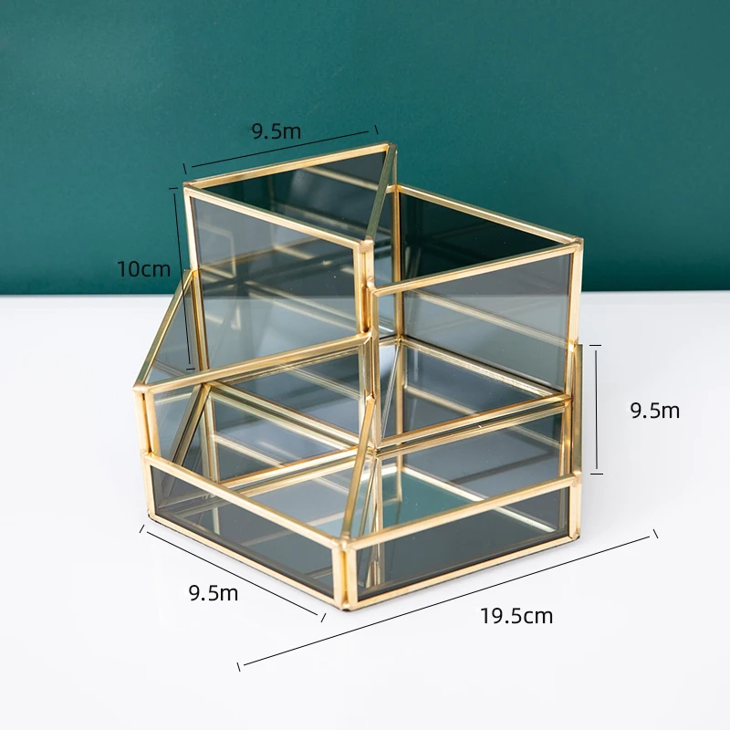 

Make Up Organizer Lipstick Holder Perfume Organizer Desktop Jewelry Cosmetic Drawer Storage Box Display