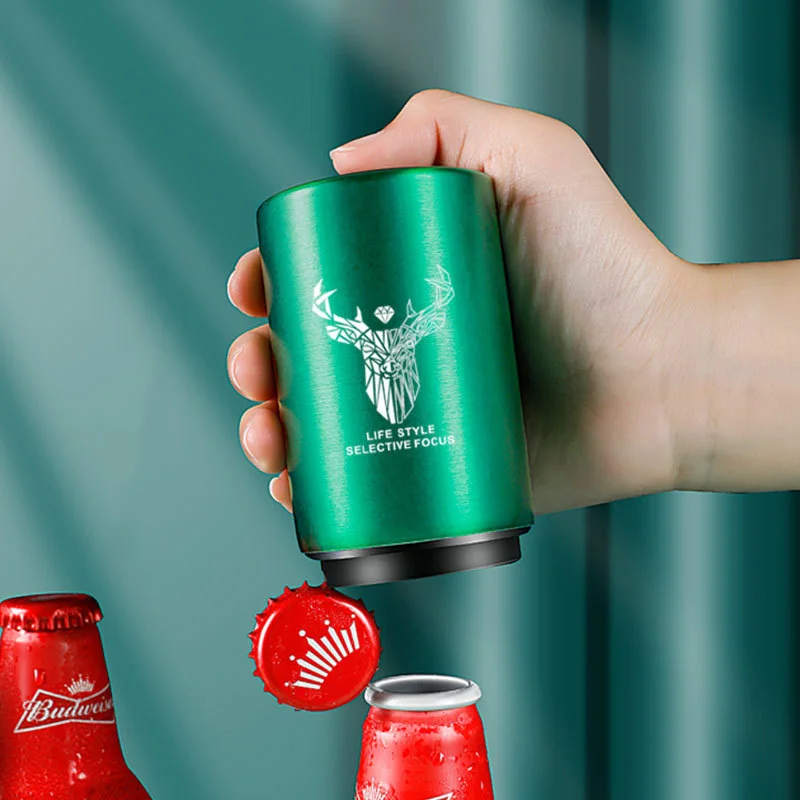 

1 шт. открывалка для пивных бутылок из нержавеющей стали кухонные аксессуары портативный штопор гаджет для бара магнитный автоматический п...