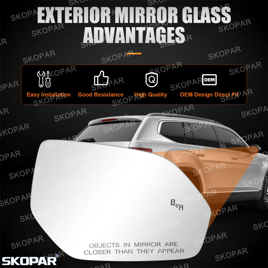 

Для VW Teramont Atlas 2018 2019 2020 2021 2022 2023 2024 автомобильные аксессуары с подогревом зеркало заднего вида для слепых зон