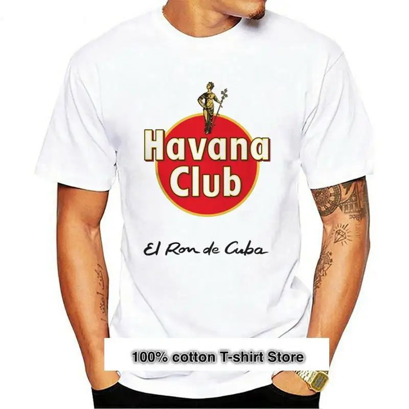 

Nueva camiseta Mann Frau Habana Club El Ron De algodón Cuba Fitness camiseta De talla grande