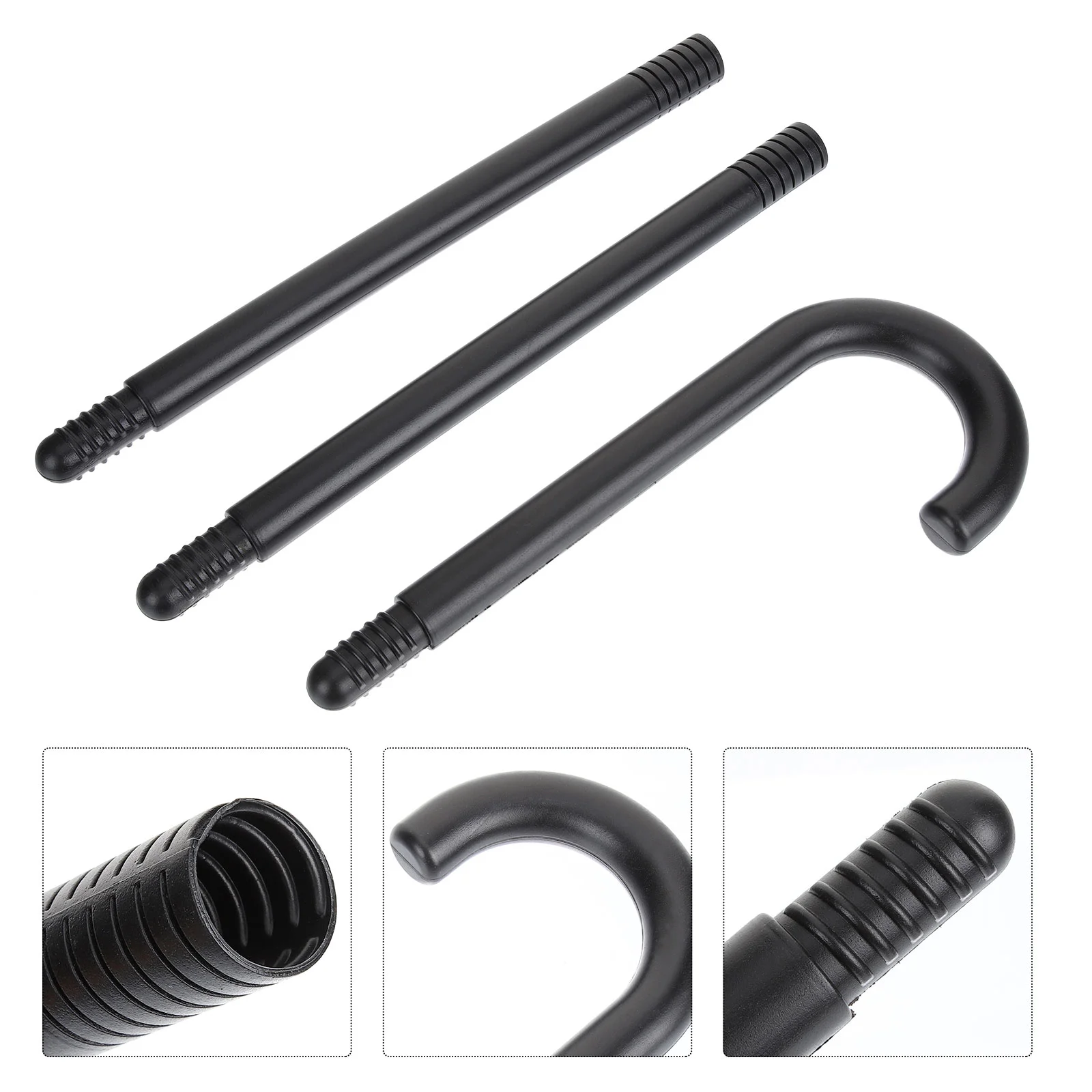 

2 Pcs Halloween Props Dress Accessories Xmas Party Magician Crutch Christmas Plastic Wand Spell Casting Costume Child