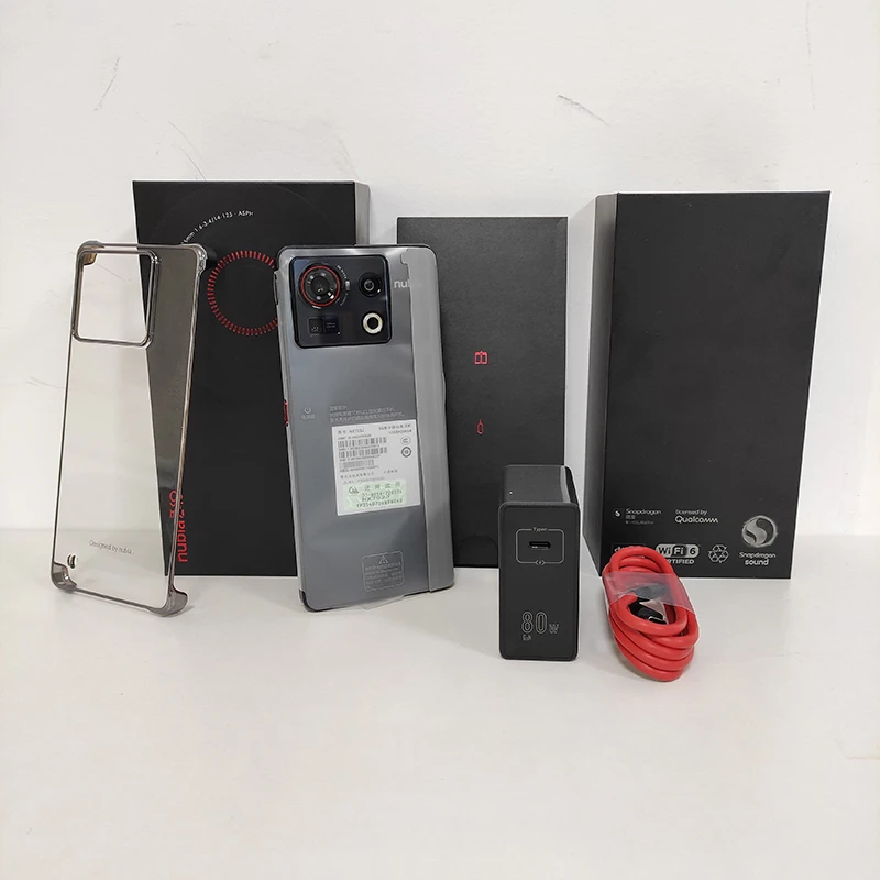 Original Nubia Z40s Pro 5G SmartPhone 6.67 inch 144Hz Screen Snapdragon Gen 8+ Octa Core 50MP Triple Camera 80W/120W QuickCharge