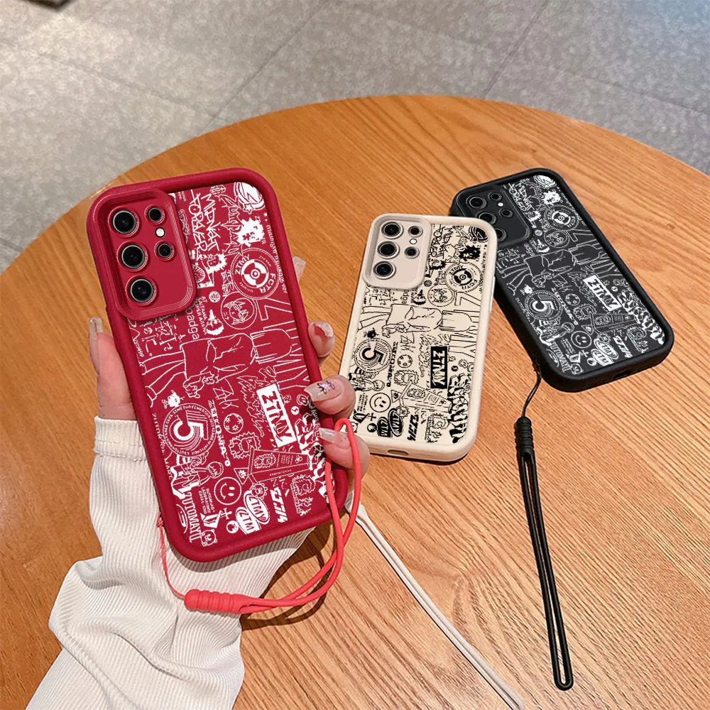 Чехол для телефона с рисунком Zutomayo Samsung S24 S23 S22 S21 S20 FE Plus Ultra 5G мягкий силиконовый