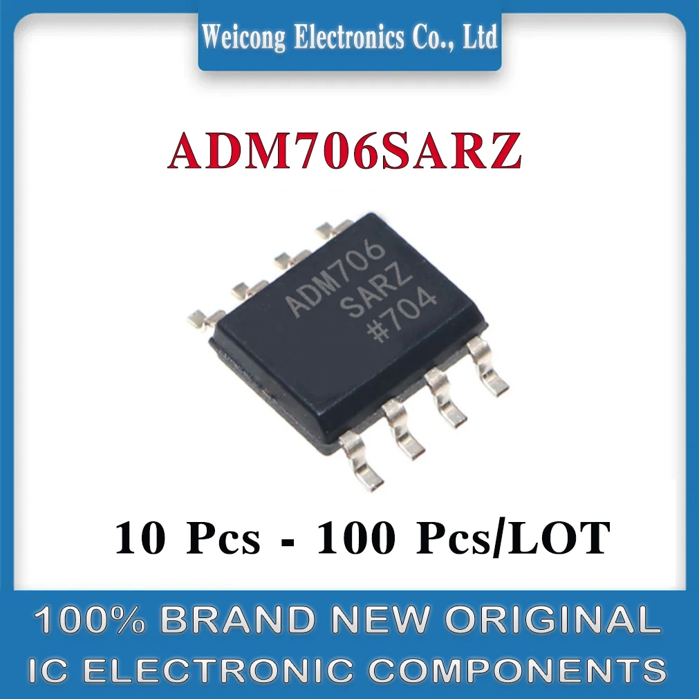 100% Совершенно новый оригинальный ADM706SARZ ADM706SAR ADM706SA ADM706S ADM706 706SARZ ADM70 ADM7 SMA AD IC чип SOP-8
