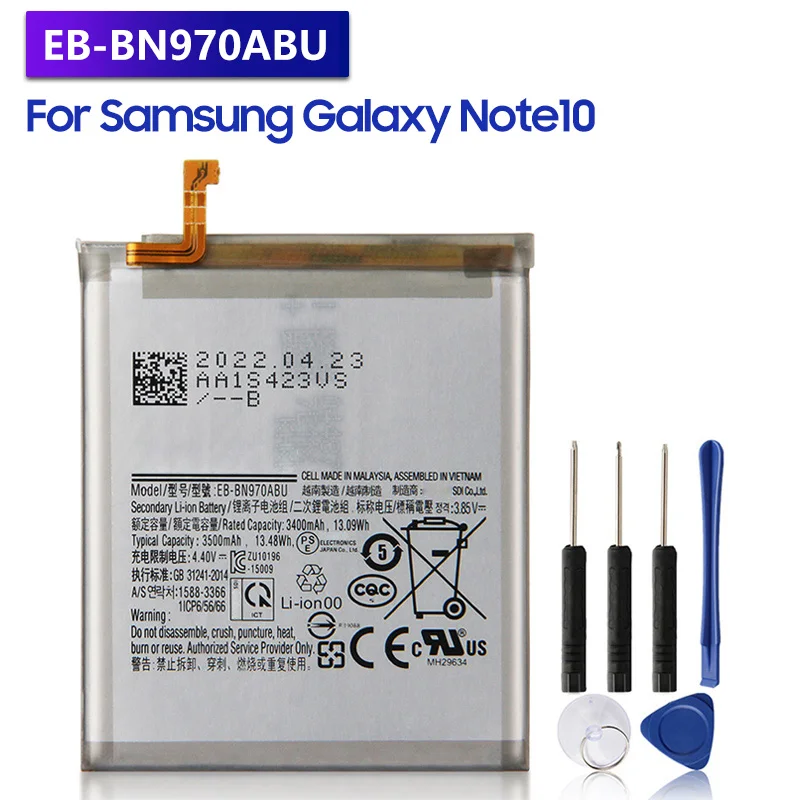 

Replacement Battery EB-BN970ABU For Galaxy Note 10 Note X Note10 Rechargeable Phone Battery 3500mAh