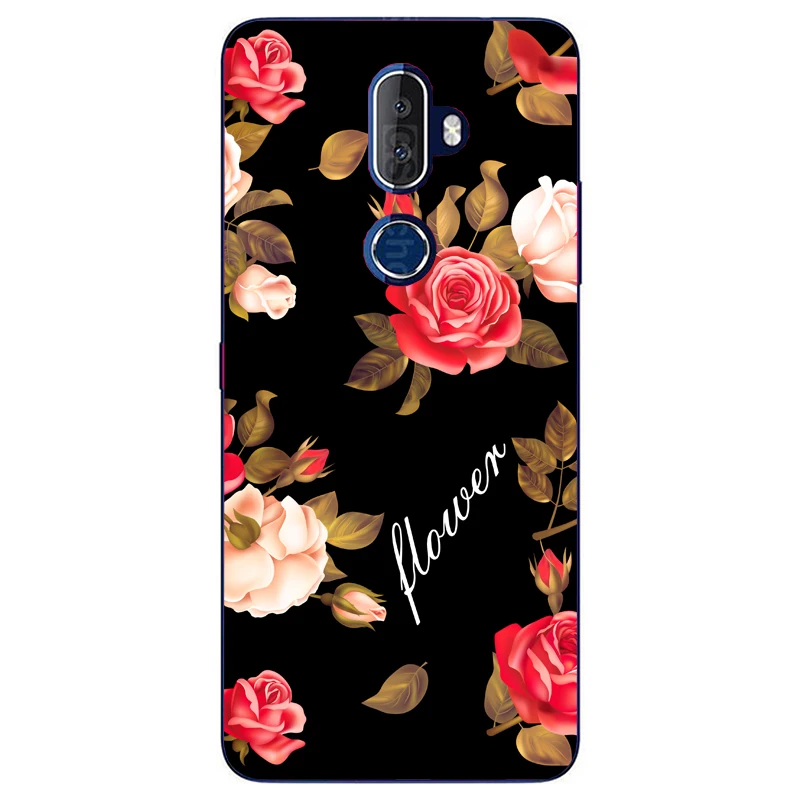 Чехол для телефона Alcatel 3V 5099D из мягкого силикона TPU со специальным покрытием на задней панели