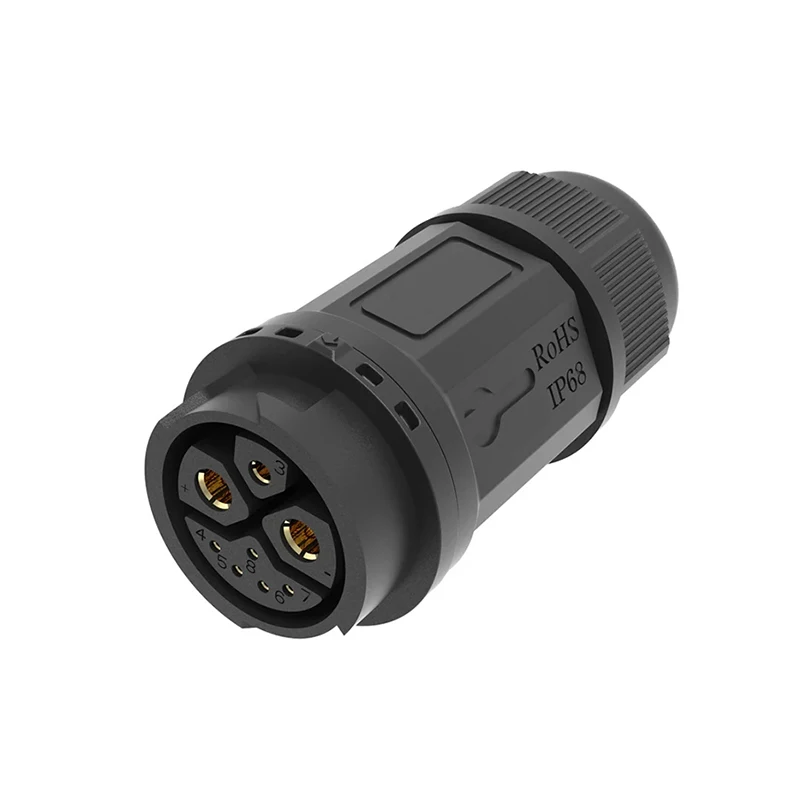 

Самоблокирующийся разъем для зарядки электровелосипедов и электромобилей