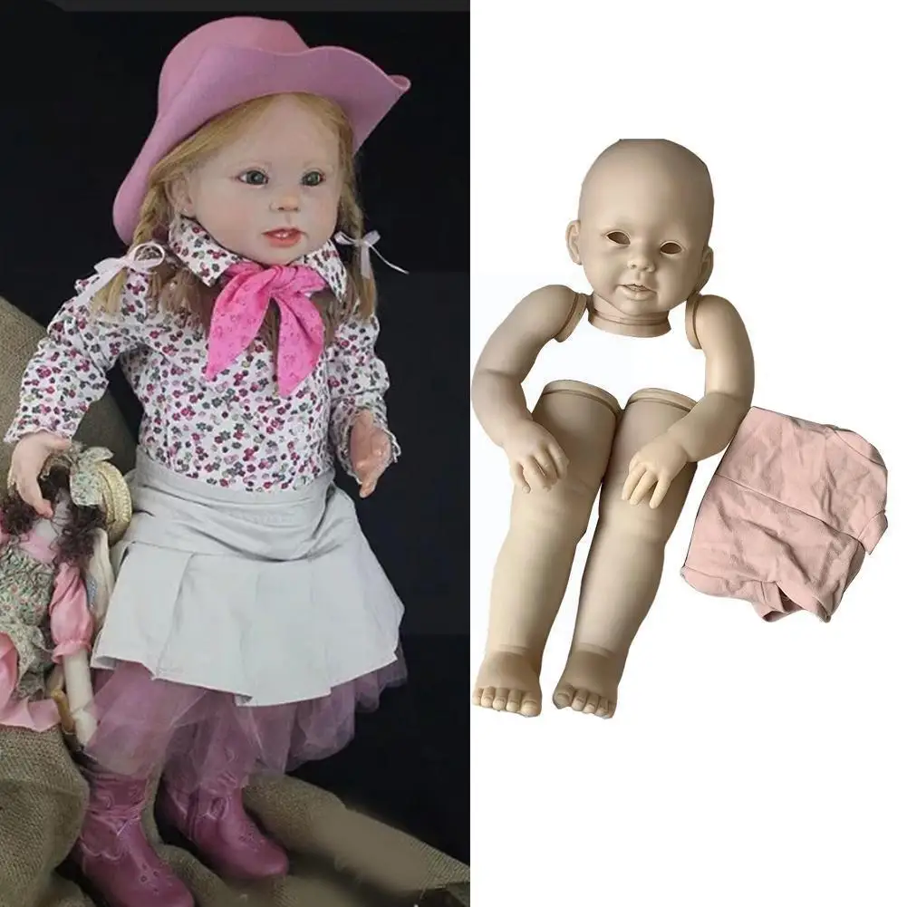 

Npk 28inch Reborn Kit With Standing Legs Limbs Parts Unfunished Model Body And Realistic High With Eyes Qual W6f7